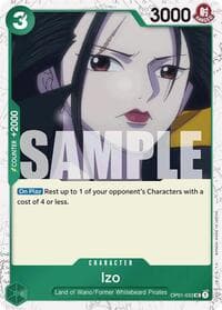 Izo (OP01-033) (Jolly Roger Foil) - Premium Booster -The Best- - One Piece Card Game card
