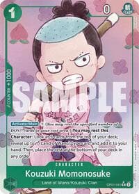 Kouzuki Momonosuke (Alternate Art) - Premium Booster -The Best- - One Piece Card Game card
