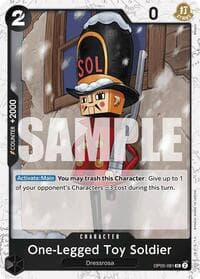 One-Legged Toy Soldier (Jolly Roger Foil) - Premium Booster -The Best- - One Piece Card Game card