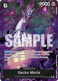 Gecko Moria (Alternate Art) - Premium Booster -The Best- - One Piece Card Game card