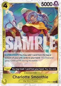 Charlotte Smoothie (Jolly Roger Foil) - Premium Booster -The Best- - One Piece Card Game card