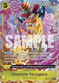 Charlotte Perospero (Alternate Art) - Premium Booster -The Best- - One Piece Card Game card