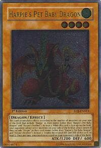 Harpie's Pet Baby Dragon (UTR) - Enemy of Justice - YuGiOh card