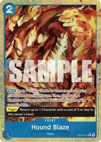 Hound Blaze (Alternate Art) - Premium Booster -The Best- - One Piece Card Game card