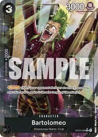 Bartolomeo (OP04-089) (Alternate Art) - Premium Booster -The Best- - One Piece Card Game card
