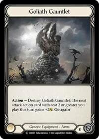 Goliath Gauntlet - Historic Pack 1 Blitz Deck: Dash - Flesh and Blood TCG card