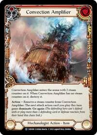 Convection Amplifier (Red) - Historic Pack 1 Blitz Deck: Dash - Flesh and Blood TCG card
