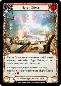 Hyper Driver (Red) - Historic Pack 1 Blitz Deck: Dash - Flesh and Blood TCG card