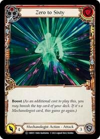 Zero to Sixty (Red) - Historic Pack 1 Blitz Deck: Dash - Flesh and Blood TCG card