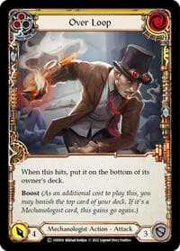 Over Loop (Yellow) - Historic Pack 1 Blitz Deck: Dash - Flesh and Blood TCG card