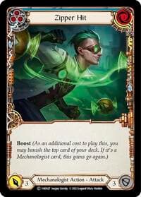 Zipper Hit (Blue) - Historic Pack 1 Blitz Deck: Dash - Flesh and Blood TCG card