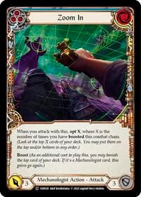Zoom In (Blue) - Historic Pack 1 Blitz Deck: Dash - Flesh and Blood TCG card