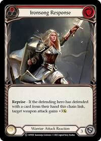 Ironsong Response (Red) - Historic Pack 1 Blitz Deck: Dorinthea - Flesh and Blood TCG card