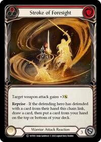 Stroke of Foresight (Red) - Historic Pack 1 Blitz Deck: Dorinthea - Flesh and Blood TCG card