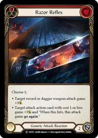Razor Reflex (Red) - Historic Pack 1 Blitz Deck: Dorinthea - Flesh and Blood TCG card