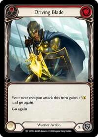 Driving Blade (Red) - Historic Pack 1 Blitz Deck: Dorinthea - Flesh and Blood TCG card