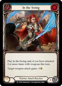 In the Swing (Blue) - Historic Pack 1 Blitz Deck: Dorinthea - Flesh and Blood TCG card