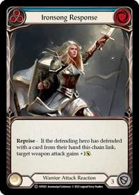 Ironsong Response (Blue) - Historic Pack 1 Blitz Deck: Dorinthea - Flesh and Blood TCG card