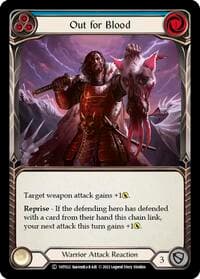 Out for Blood (Blue) - Historic Pack 1 Blitz Deck: Dorinthea - Flesh and Blood TCG card