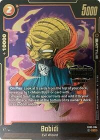 Babidi - FB03-084 (Judge Pack (Event Judge) 02) - Tournament and Championship Promos - Dragon Ball Super: Fusion World card