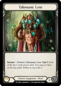 Talismanic Lens - Historic Pack 1 Blitz Deck: Kano - Flesh and Blood TCG card