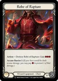 Robe of Rapture - Historic Pack 1 Blitz Deck: Kano - Flesh and Blood TCG card