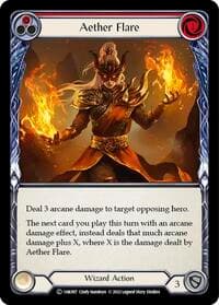 Aether Flare (Red) - Historic Pack 1 Blitz Deck: Kano - Flesh and Blood TCG card