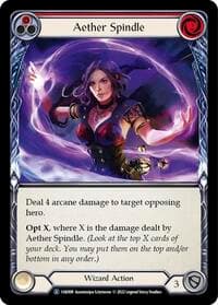 Aether Spindle (Red) - Historic Pack 1 Blitz Deck: Kano - Flesh and Blood TCG card
