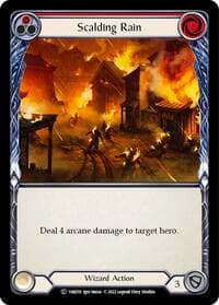 Scalding Rain (Red) - Historic Pack 1 Blitz Deck: Kano - Flesh and Blood TCG card