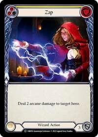 Zap (Yellow) - Historic Pack 1 Blitz Deck: Kano - Flesh and Blood TCG card