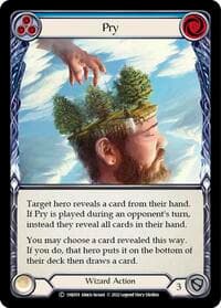 Pry (Blue) - Historic Pack 1 Blitz Deck: Kano - Flesh and Blood TCG card