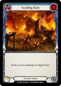 Scalding Rain (Blue) - Historic Pack 1 Blitz Deck: Kano - Flesh and Blood TCG card