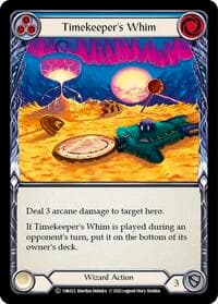 Timekeeper's Whim (Blue) - Historic Pack 1 Blitz Deck: Kano - Flesh and Blood TCG card