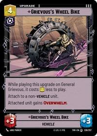 Grievous's Wheel Bike - Twilight of the Republic - Star Wars: Unlimited card