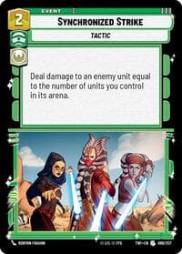 Synchronized Strike - Twilight of the Republic - Star Wars: Unlimited card