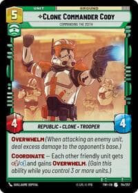 Clone Commander Cody - Commanding the 212th - Twilight of the Republic - Star Wars: Unlimited card