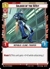 Soldier of the 501st - Twilight of the Republic - Star Wars: Unlimited card