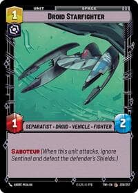 Droid Starfighter - Twilight of the Republic - Star Wars: Unlimited card