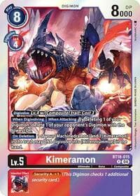 Kimeramon - BT18-015 - Release Special Booster 2.0 - Digimon Card Game card