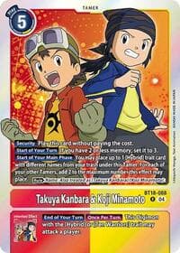 Takuya Kanbara & Koji Minamoto - Release Special Booster 2.0 - Digimon Card Game card