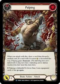 Pulping (Red) - Historic Pack 1 Blitz Deck: Rhinar - Flesh and Blood TCG card