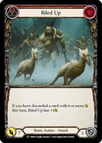 Riled Up (Red) - Historic Pack 1 Blitz Deck: Rhinar - Flesh and Blood TCG card