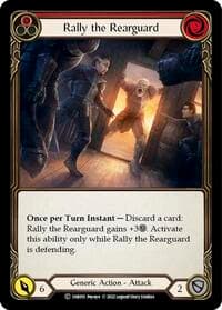 Rally the Rearguard (Red) - Historic Pack 1 Blitz Deck: Rhinar - Flesh and Blood TCG card