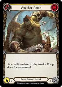 Wrecker Romp (Yellow) - Historic Pack 1 Blitz Deck: Rhinar - Flesh and Blood TCG card