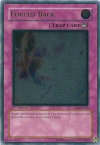 Forced Back (UTR) - Enemy of Justice - YuGiOh card