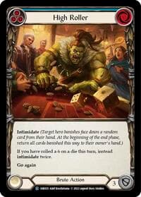 High Roller (Blue) - Historic Pack 1 Blitz Deck: Rhinar - Flesh and Blood TCG card