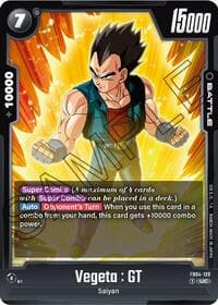 Vegeta : GT - Ultra Limit - Dragon Ball Super: Fusion World card