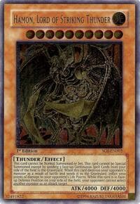 Hamon, Lord of Striking Thunder (UTR) - Shadow of Infinity - YuGiOh card