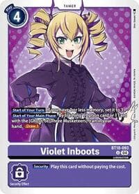 Violet Inboots - BT18-093 - Release Special Booster 2.0 - Digimon Card Game card