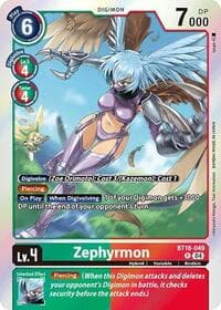 Zephyrmon - Release Special Booster 2.0 - Digimon Card Game card